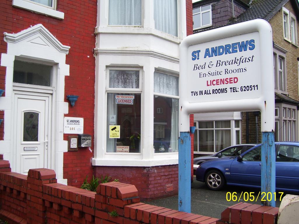 St Andrews Guesthouse Blackpool Exterior photo